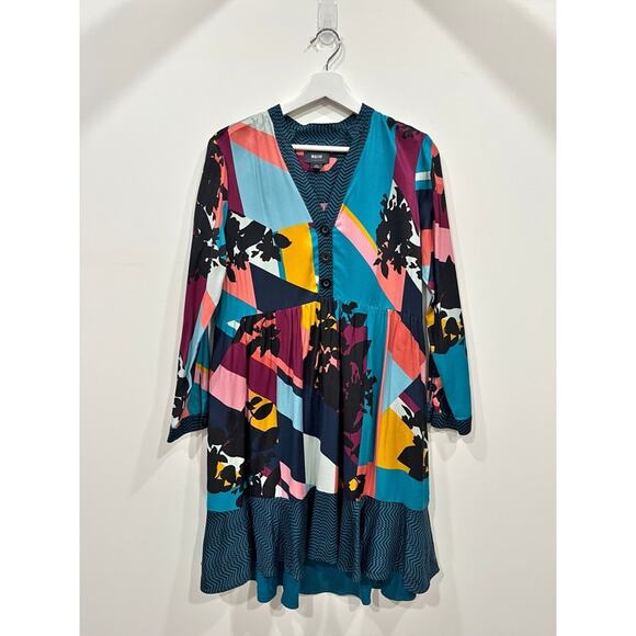 Anthropologie Maeve Gillian Abstract Dress - Picture 3 of 12